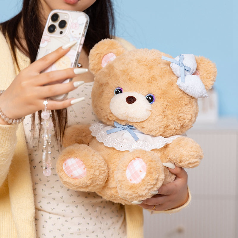 Puff Bear & Bunny Stuffed Animal Plush Toy - Soft Friend