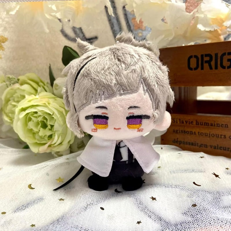 Anime Plush Keychain, 4" Cute Chibi Plush Figure for BSD Fans (Nakajima Atsushi) - Soft Friend