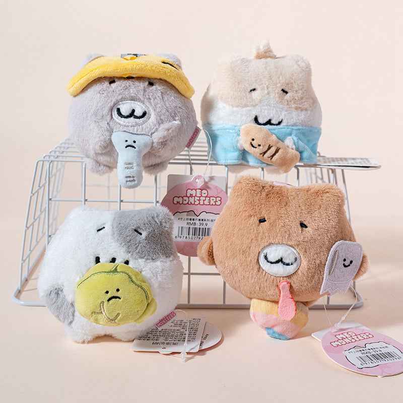 6" Work Cats Stuffed Animal Kawaii Plush Toy