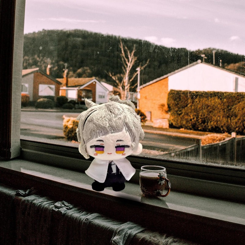 Anime Plush Keychain, 4" Cute Chibi Plush Figure for BSD Fans (Nakajima Atsushi) - Soft Friend
