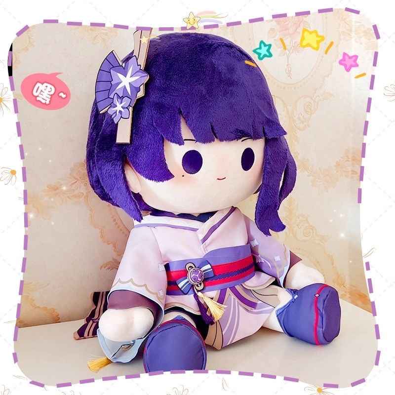 Genshin Impact Plushies Staring Baal Ei Raiden Shugun 40cm Plush Doll