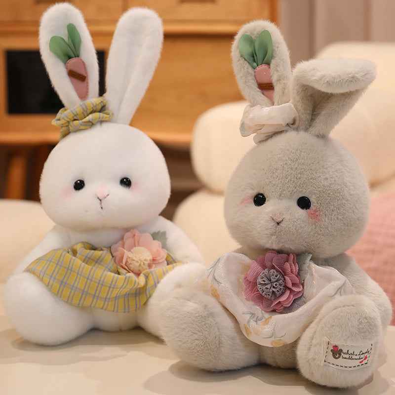 12.6" Countryside Bunny Stuffed Animal Plush Toy