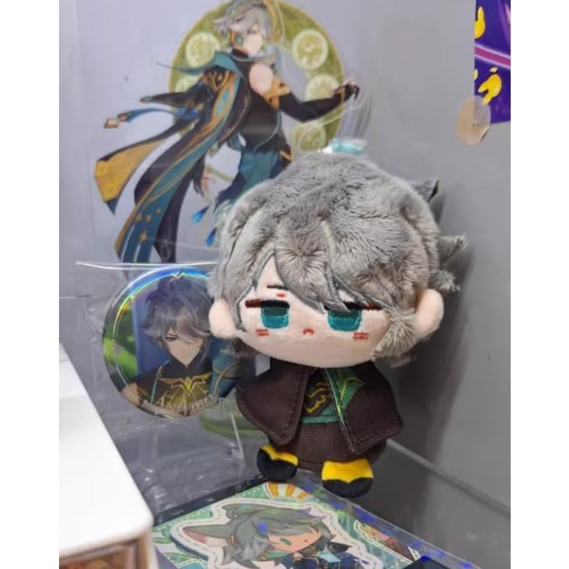 Anime Plush Keychain, 4"/10cm Cute Chibi Plush Figure for Genshin Fans - Soft Friend