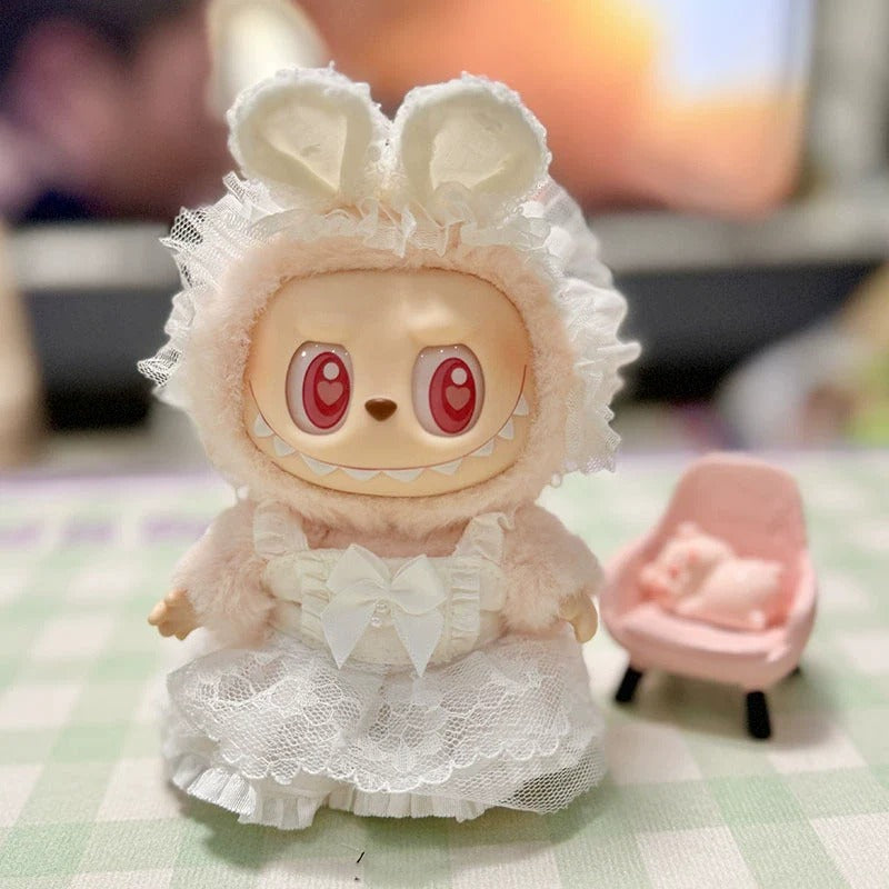 Easter Bunny Labubu Clothes | Handmade Labubu Outfit - Soft Friend