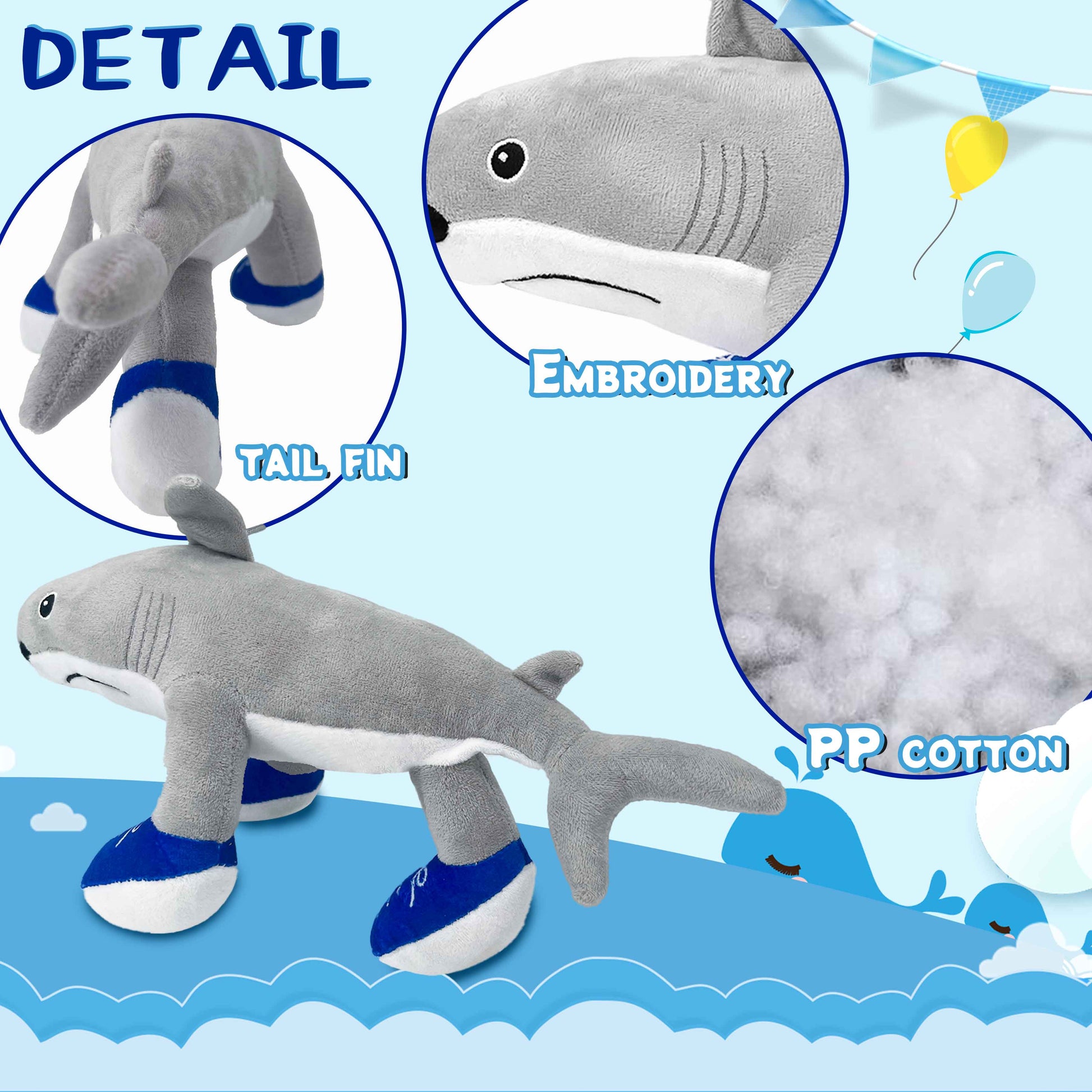 Italian Brainrot Plush Toy Tralalero Tralala Stuffed Animal (Ship From USA) - Soft Friend