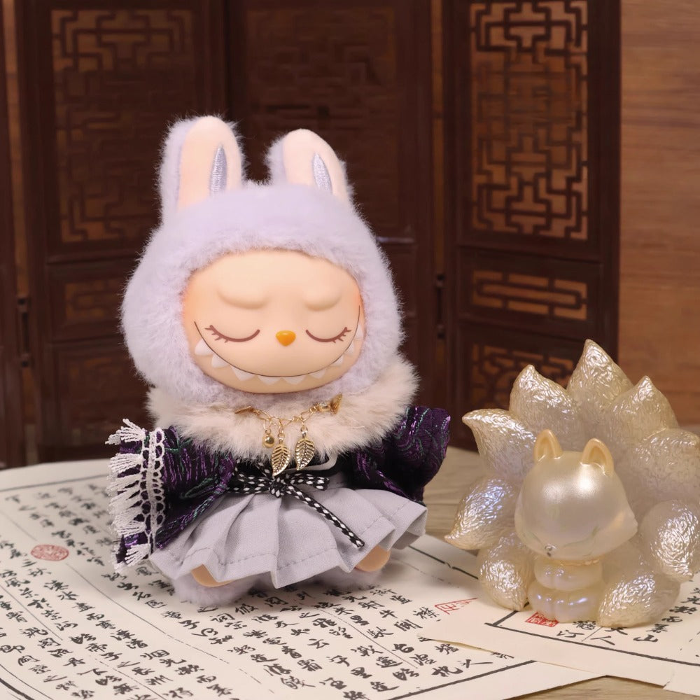 Samurai Lord Labubu Clothes | Handmade Labubu Outfit - Soft Friend