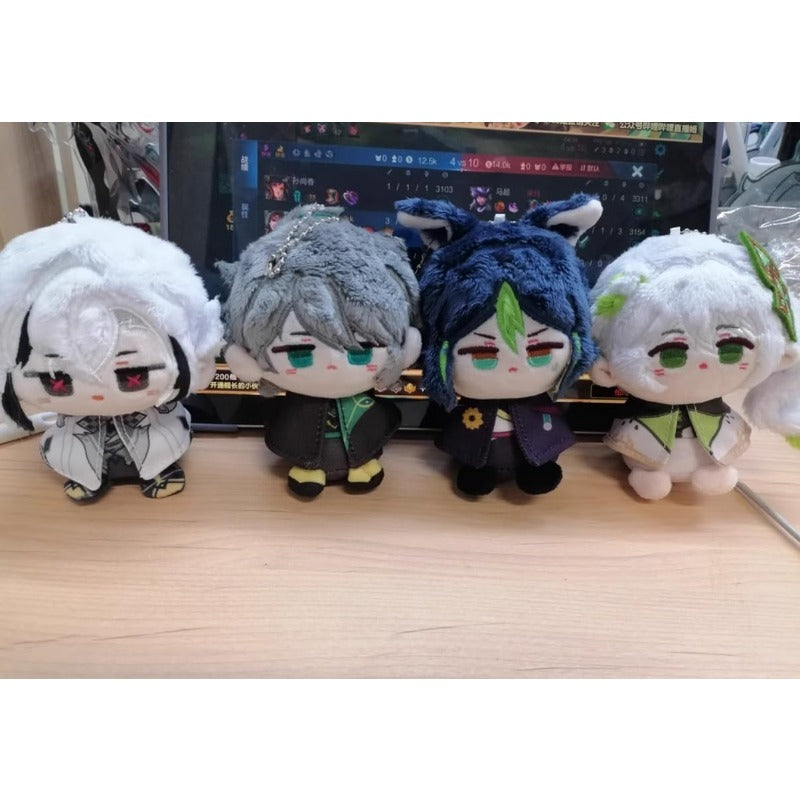 Anime Plush Keychain, 4"/10cm Cute Chibi Plush Figure for Genshin Fans - Soft Friend