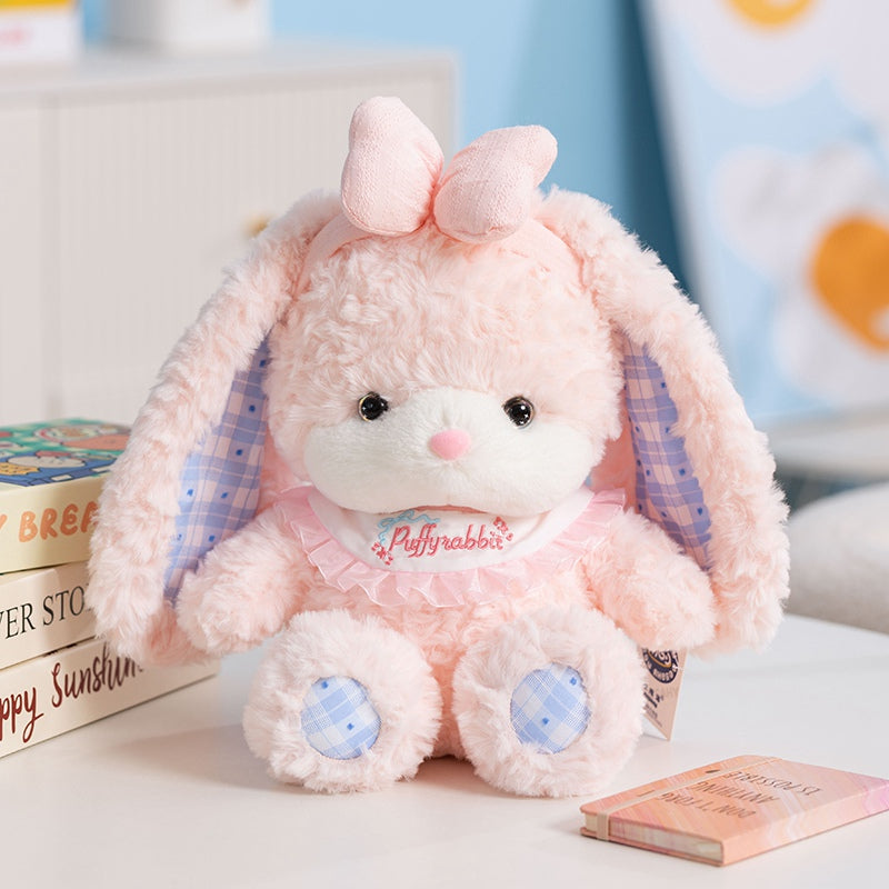 Puff Bear & Bunny Stuffed Animal Plush Toy - Soft Friend