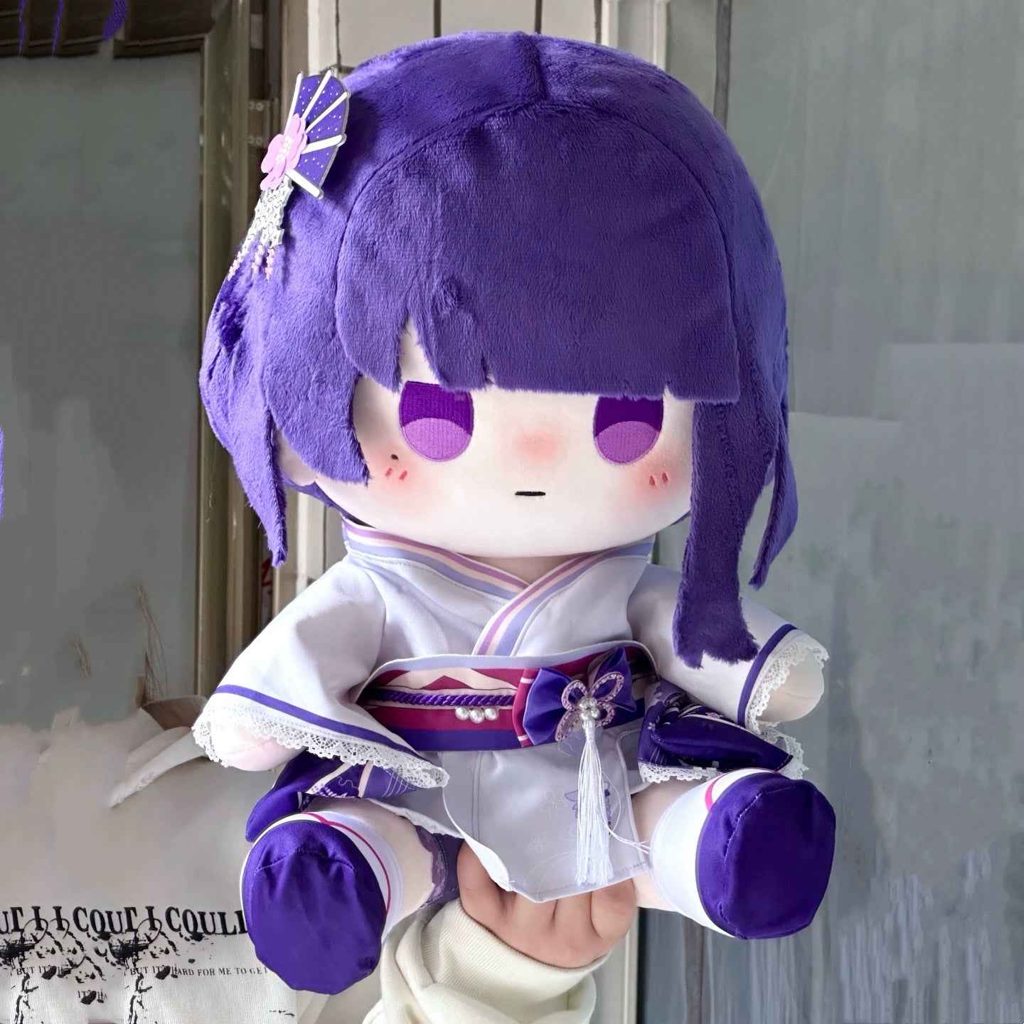 Genshin Impact Plushie Big Eyes Baal Ei Raiden Shugun 40cm Plush Doll