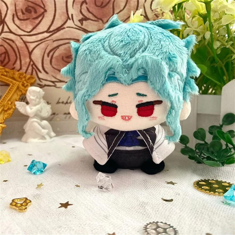 Anime Plush Keychain, 4"/10cm Cute Chibi Plush Figure for Genshin Fans - Soft Friend