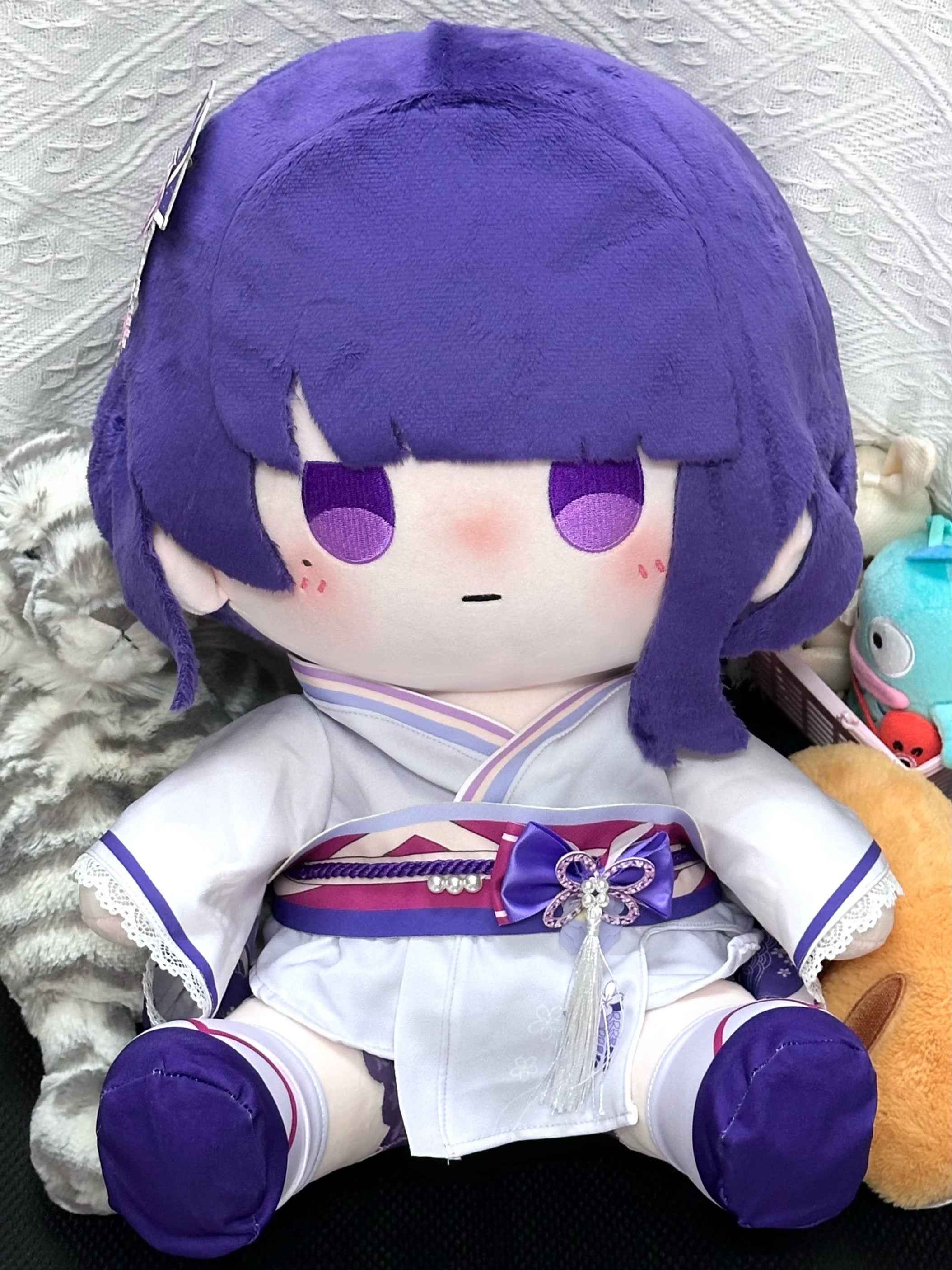 Genshin Impact Plushie Big Eyes Baal Ei Raiden Shugun 40cm Plush Doll