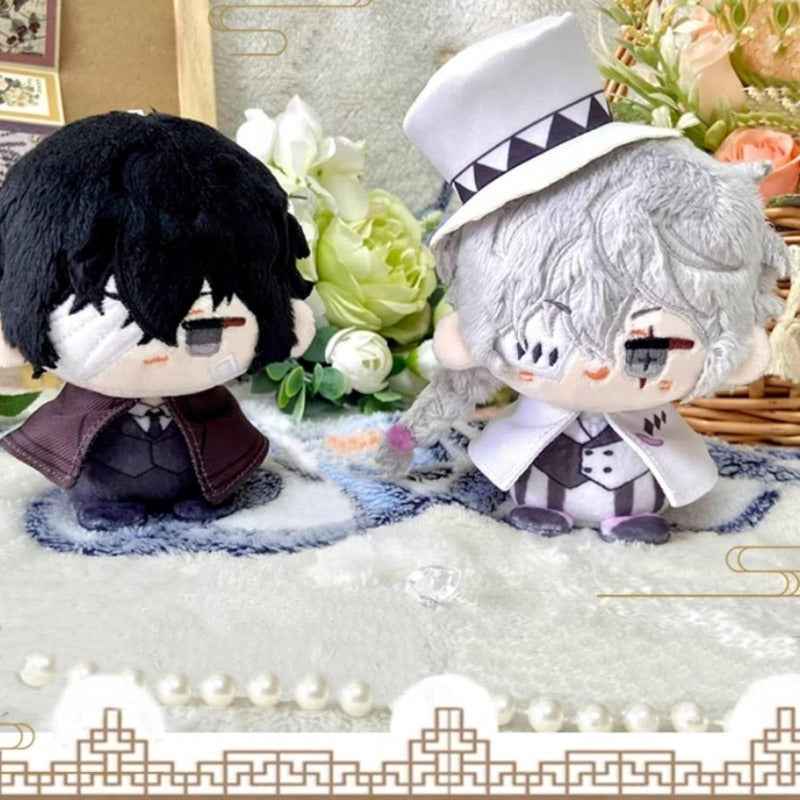 Anime Plush Keychain, 4" Cute Chibi Plush Figure for BSD Fans (Nikolai Gogol)
