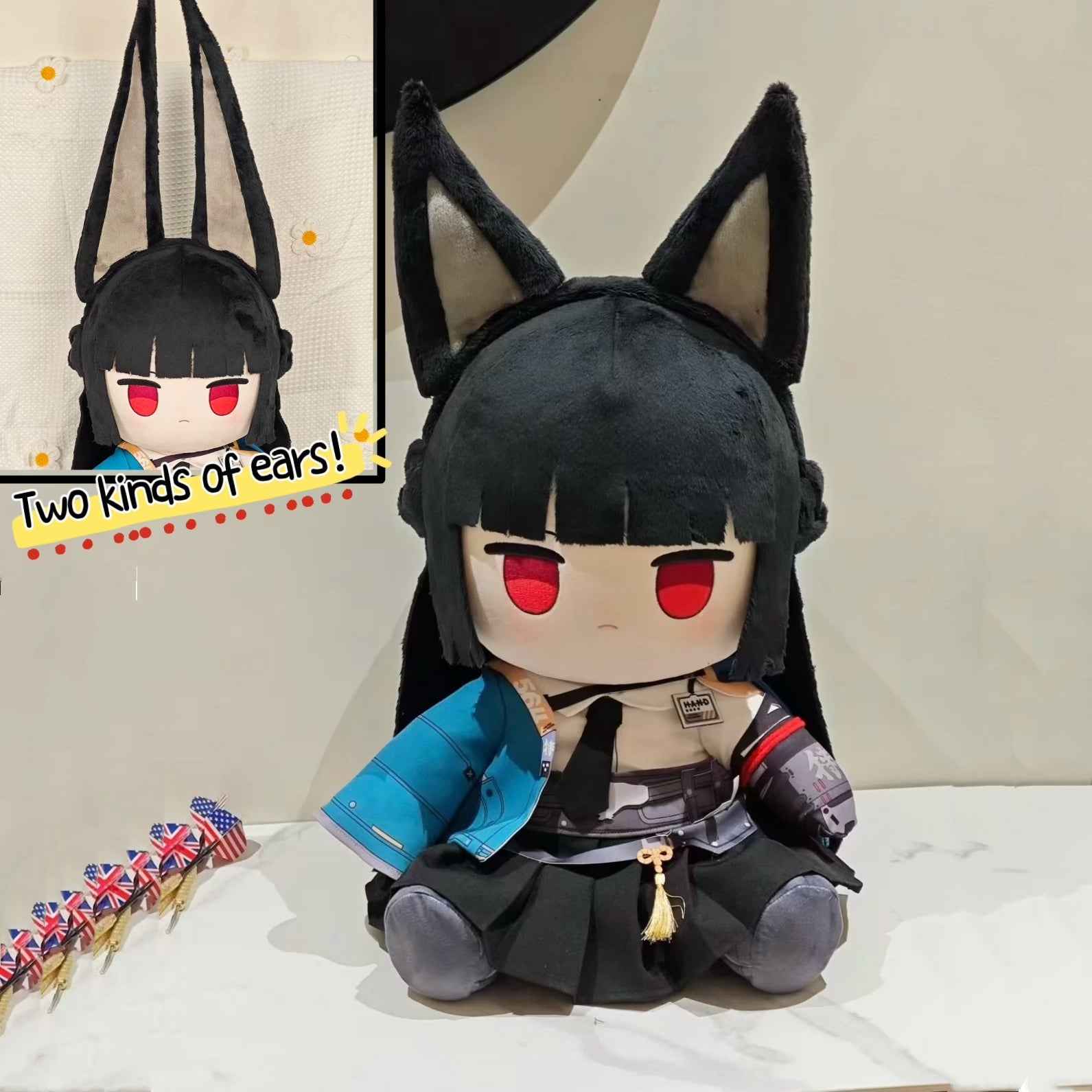 FREE SHIPPING Zenless Zone Zero/ZZZ Plushies Hoshimi Miyabi Plush Doll 40cm