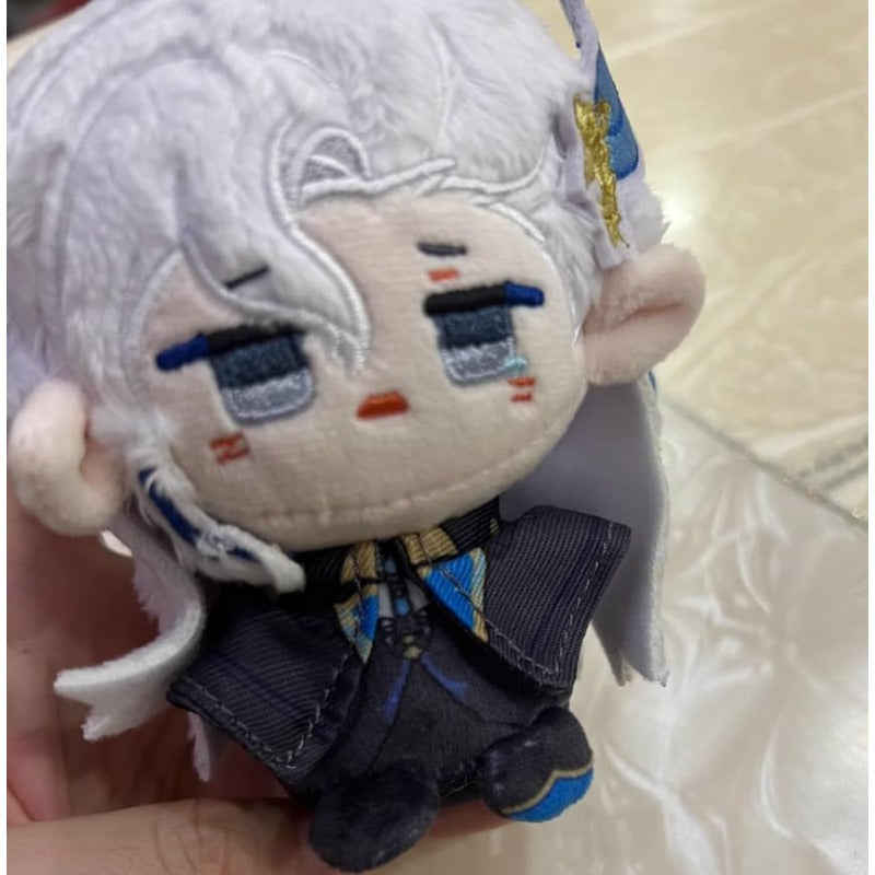 Anime Plush Keychain, 4"/10cm Cute Chibi Plush Figure for Genshin Fans - Soft Friend