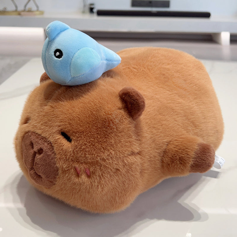 Sleep Capybara Stuffed Animal Plush Toy - Soft Friend