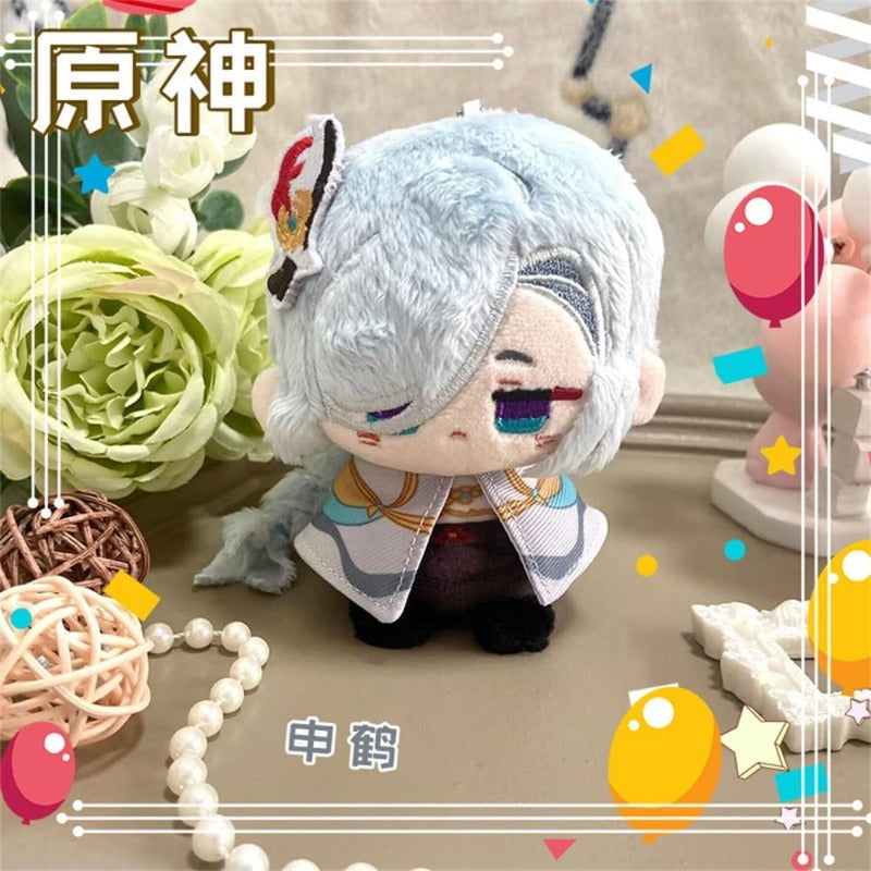 Anime Plush Keychain, 4"/10cm Cute Chibi Plush Figure for Genshin Fans - Soft Friend