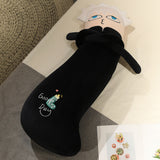 [In Stock] Funny Anime JJK Derp Face Body Pillow - Cute Long Plush Cushion for Bed & Sofa Decor
