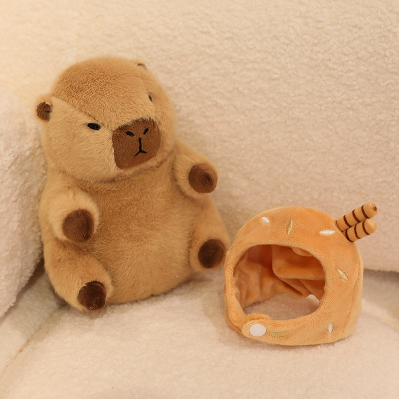 13" Cute Ice Cream Capybara Stuffed Animal Kawaii Plush Toy - Soft Friend