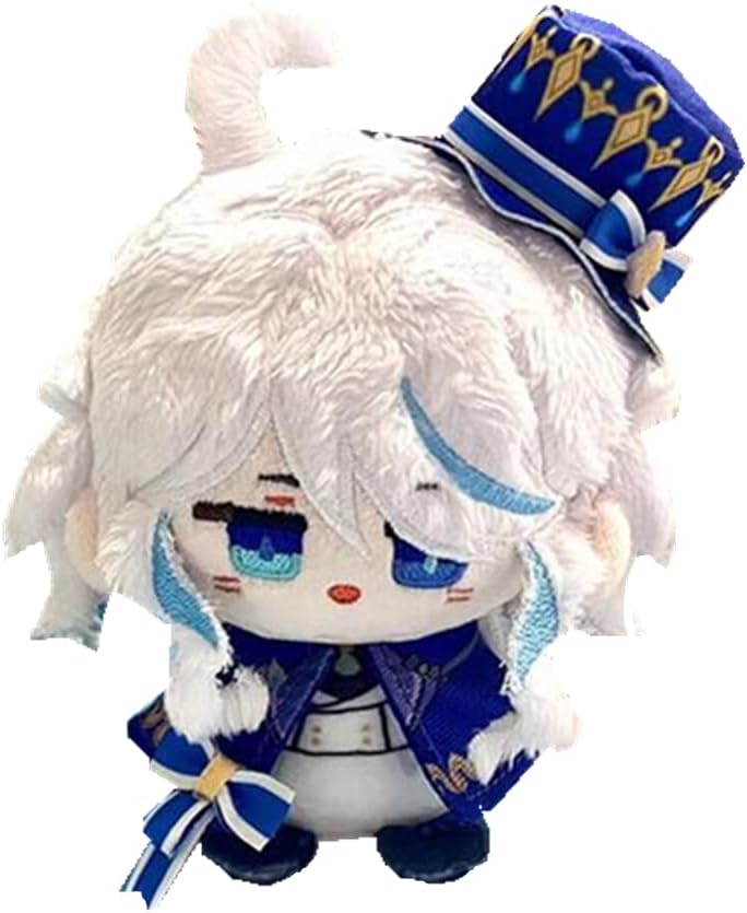 Anime Plush Keychain, 4"/10cm Cute Chibi Plush Figure for Genshin Fans