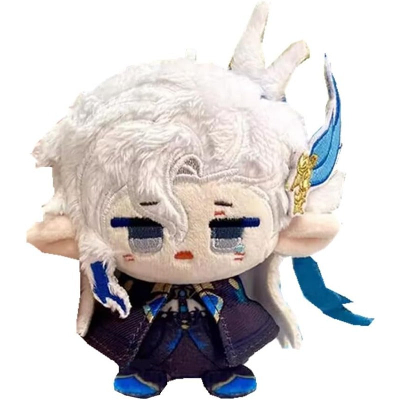 Anime Plush Keychain, 4"/10cm Cute Chibi Plush Figure for Genshin Fans - Soft Friend