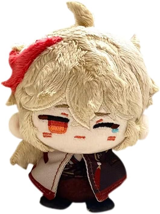 Anime Plush Keychain, 4"/10cm Cute Chibi Plush Figure for Genshin Fans