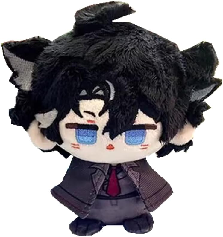 Anime Plush Keychain, 4"/10cm Cute Chibi Plush Figure for Genshin Fans