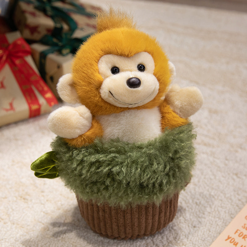 11.8" Stump Animals Kawaii Plush Toy - Soft Friend