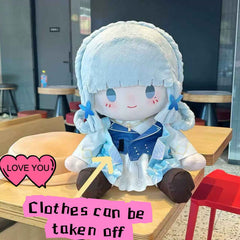 Genshin Impact Plushies Staring Ayaka Fontaine Springbloom Missive 40cm Plush Doll