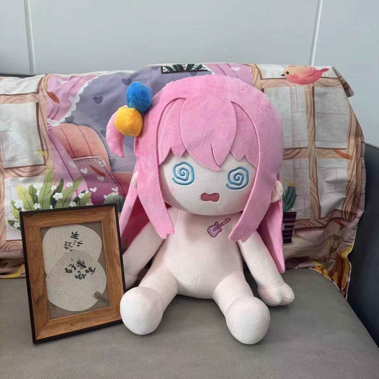 Bocchi The Rock Plushies Gotou Hitori Staring Eyes 40cm Plush Doll