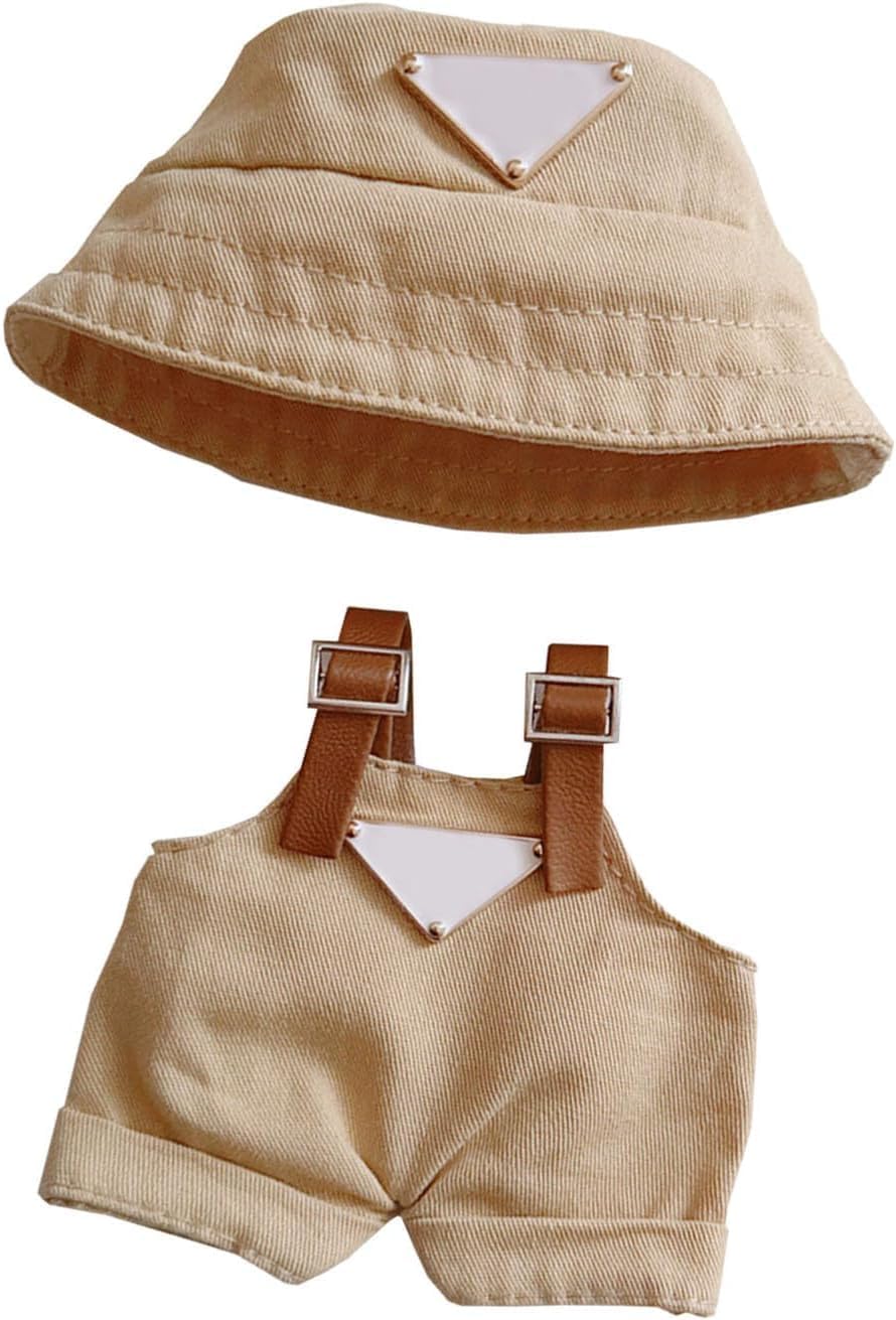 Casual Overalls Labubu Clothes | Handmade Labubu Outfit - Soft Friend