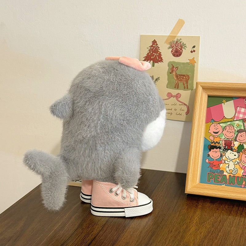 Tralalero Tralala Plush Toy Kawaii Italian Brainrot Shark Stuffed Animal - Soft Friend