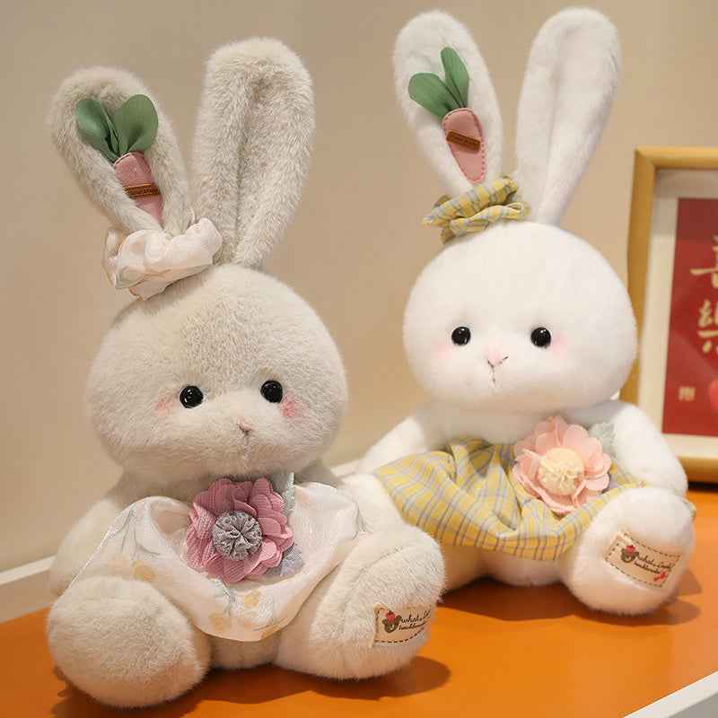 12.6" Countryside Bunny Stuffed Animal Plush Toy