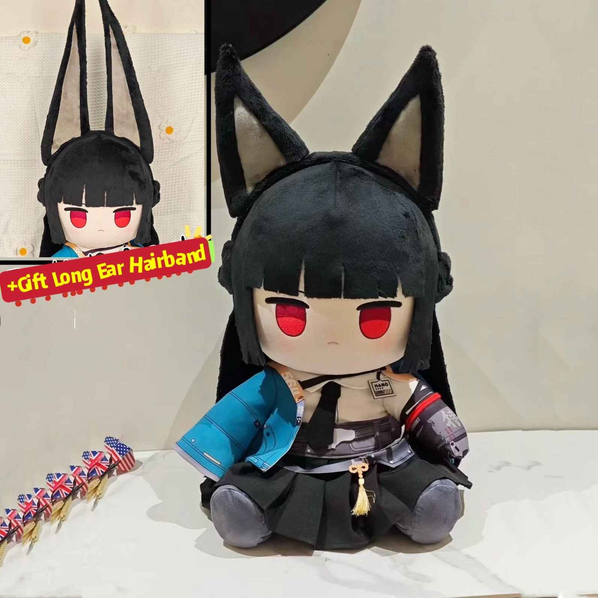 FREE SHIPPING Zenless Zone Zero/ZZZ Plushies Hoshimi Miyabi Plush Doll 40cm