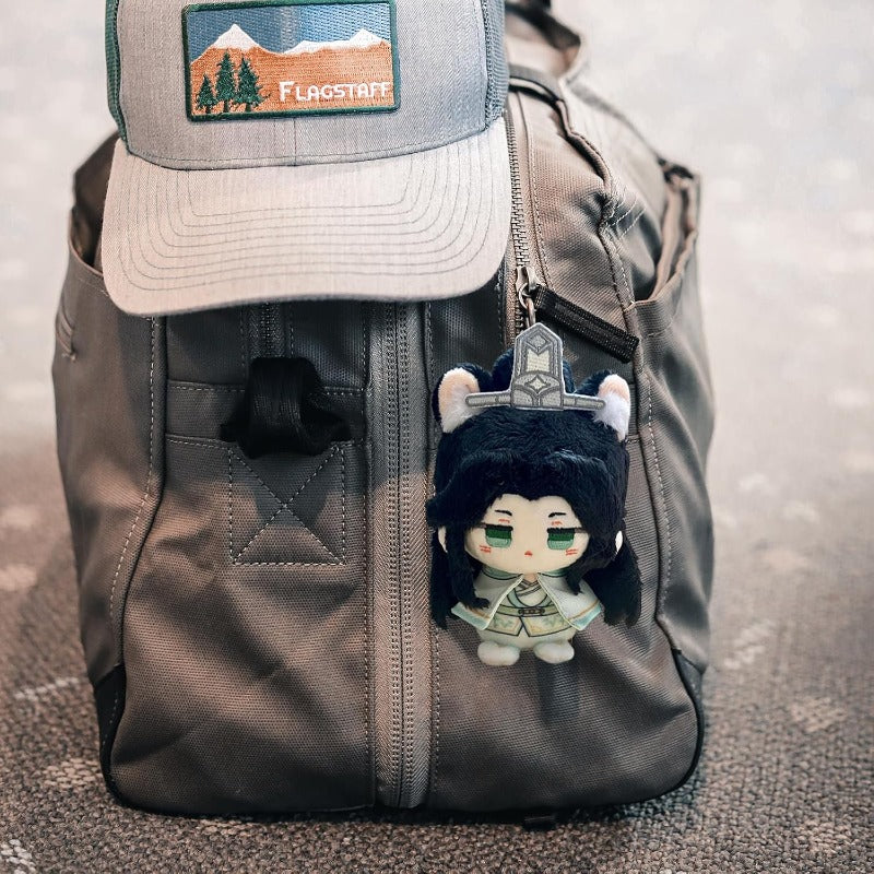 Anime Plush Keychain, Chibi Plush Figure MXTX The Scum Villain's Self-Saving System - Soft Friend