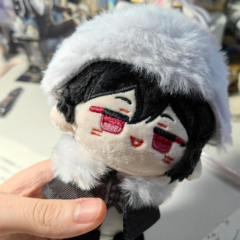Anime Plush Keychain, 4" Cute Chibi Plush Figure for BSD Fans (Dostoevsky) - Soft Friend