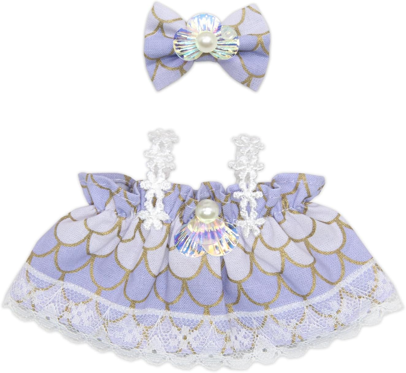 Mermaid Labubu Clothes | Handmade Labubu Outfit - Soft Friend