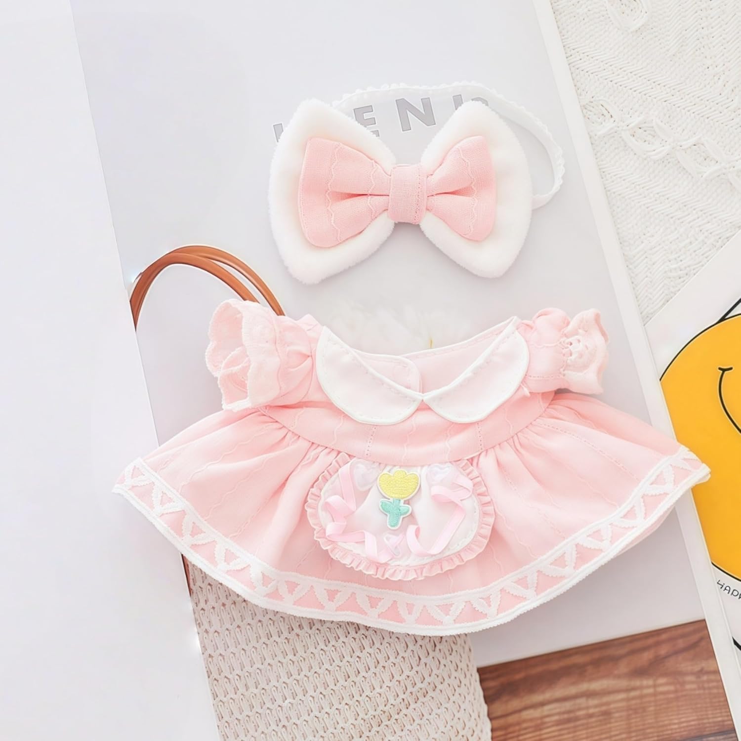 17cm Doll Shoes, Mini Shoes Replacement for 1st/2nd/3rd Labubu Labubu Clothes | Handmade Labubu Outfit - Soft Friend