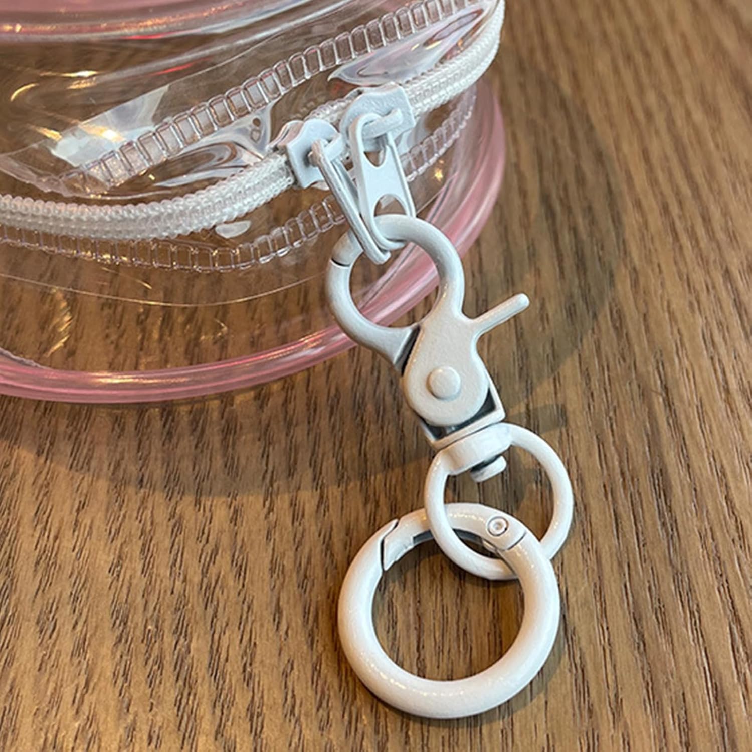 Clear Bag with Keychain for Labubu - Soft Friend
