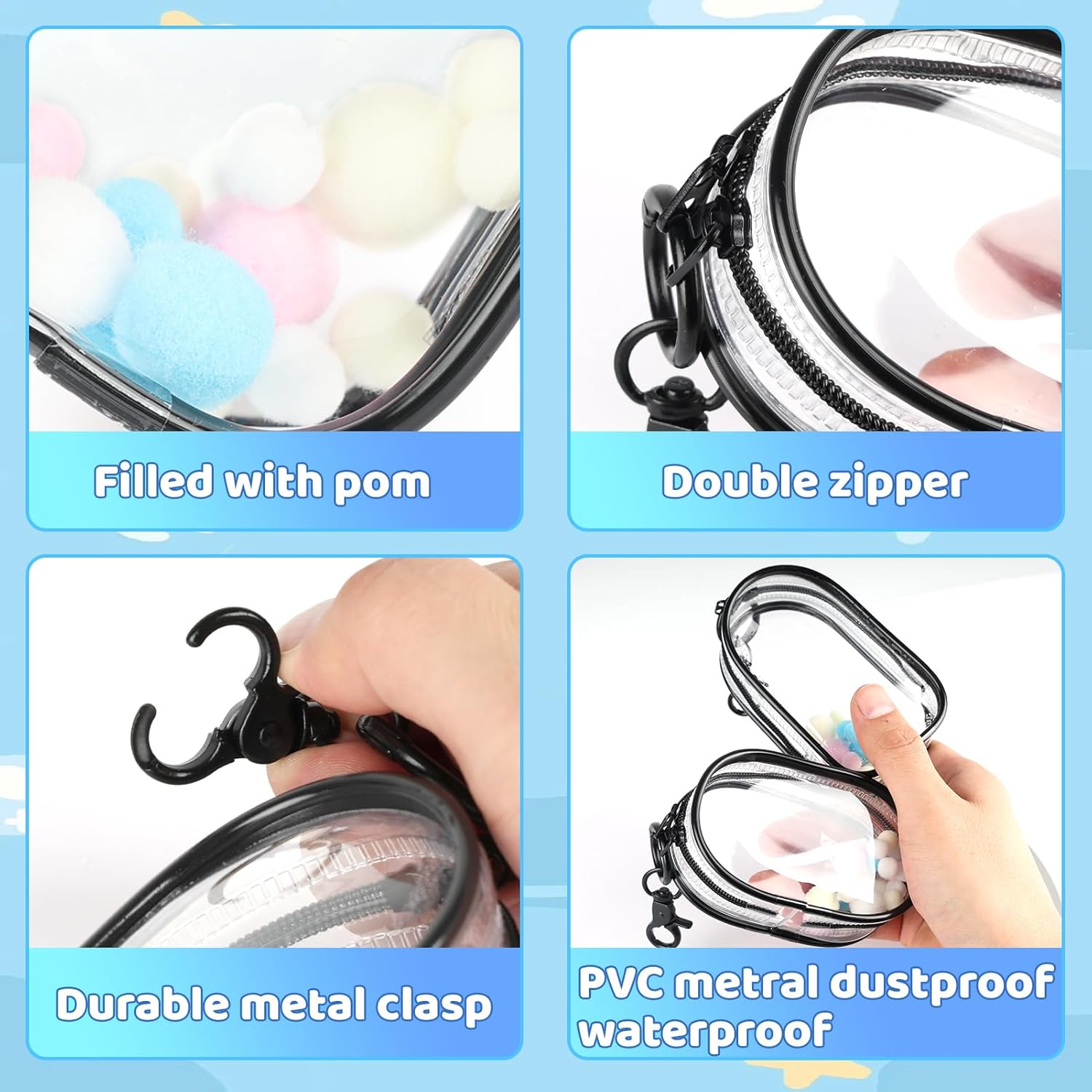Clear Figure Display Bag (2 PCS) - Soft Friend