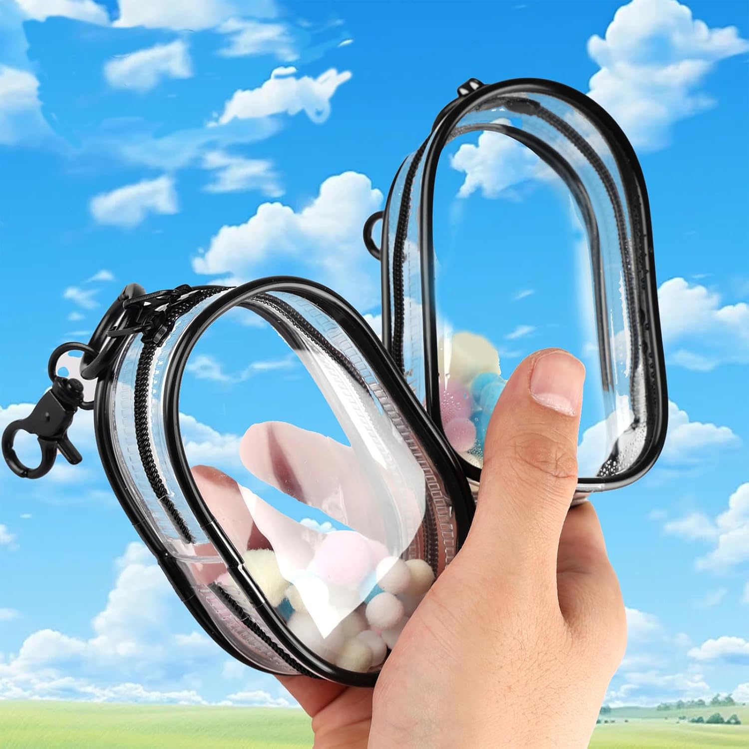 Clear Figure Display Bag (2 PCS) - Soft Friend