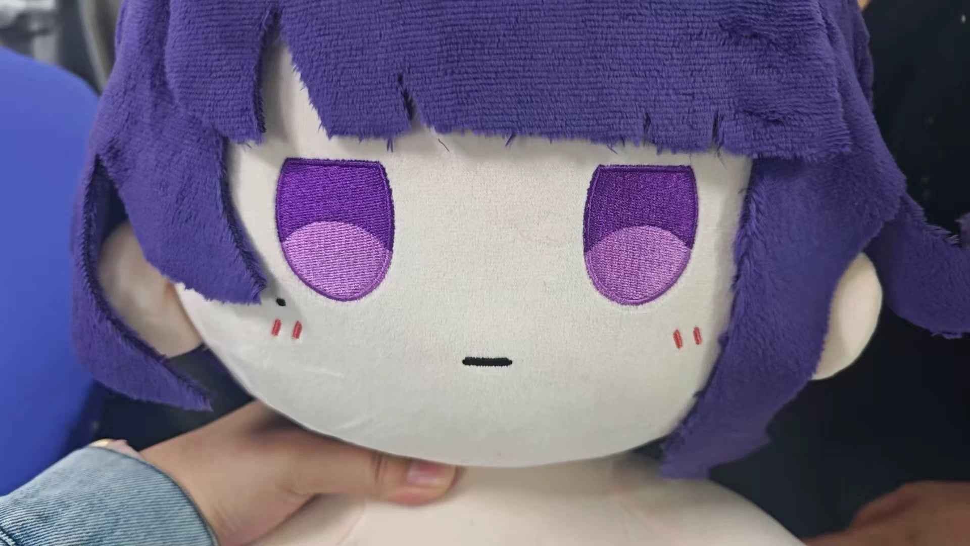Genshin Impact Plushies Raiden Shogun Baal Eggplant Ver 40cm Plush Doll