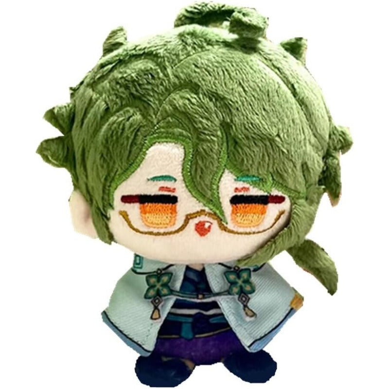 Anime Plush Keychain, 4"/10cm Cute Chibi Plush Figure for Genshin Fans - Soft Friend