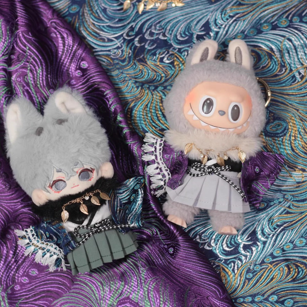 Samurai Lord Labubu Clothes | Handmade Labubu Outfit - Soft Friend