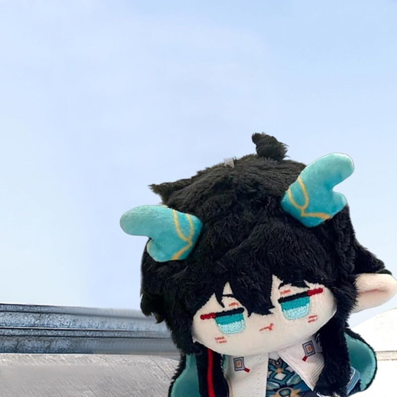 Anime Plush Toy Keychain, 4" Cute Chibi Genshin Plushie (Imbibitor Lunae) - Soft Friend