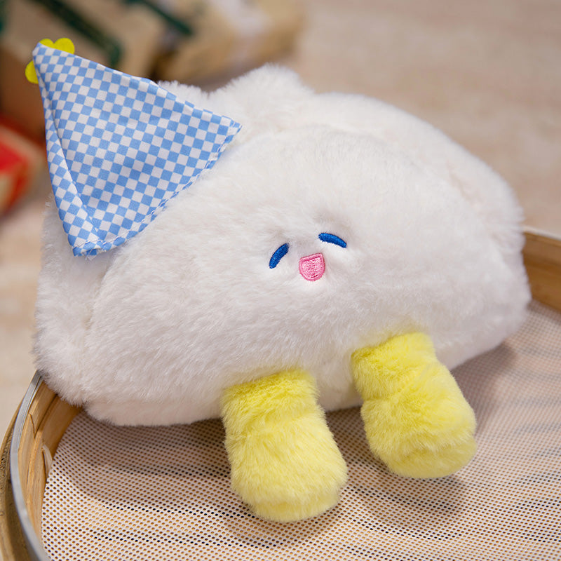 7.87" Cute Dumplings and Bun Stuffed Animal Kawaii Plush Toy - Soft Friend