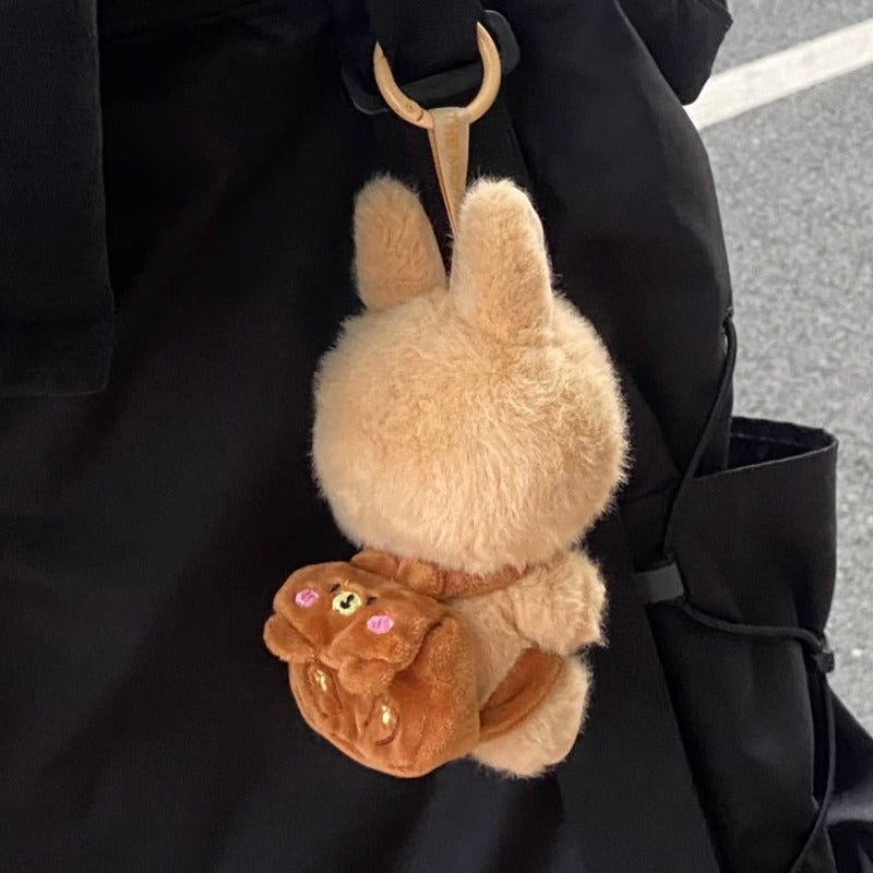 Furry Backpack Labubu Clothes | Handmade Labubu Outfit - Soft Friend