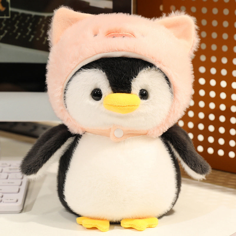 7.87" Cute Fun Hat Penguins Stuffed Animal Kawaii Plush Toy - Soft Friend