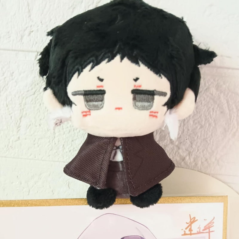 Anime Plush Keychain, 4" Cute Chibi Plush Figure for BSD Fans (Ryunosuke Akutagawa) - Soft Friend
