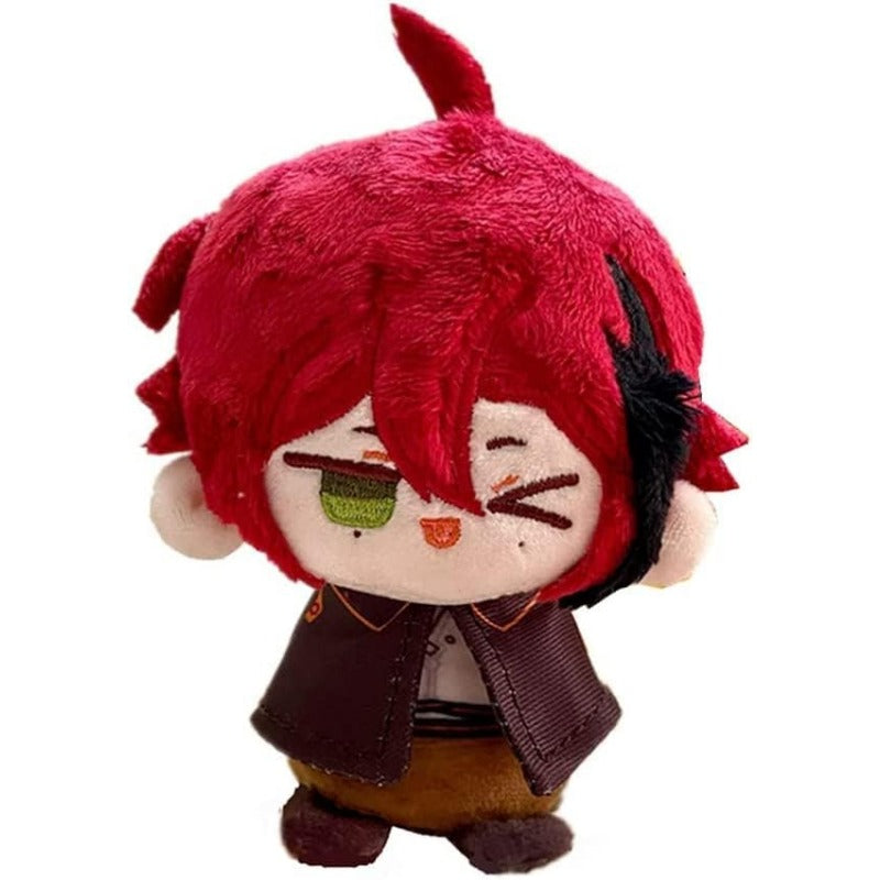 Anime Plush Keychain, 4"/10cm Cute Chibi Plush Figure for Genshin Fans - Soft Friend