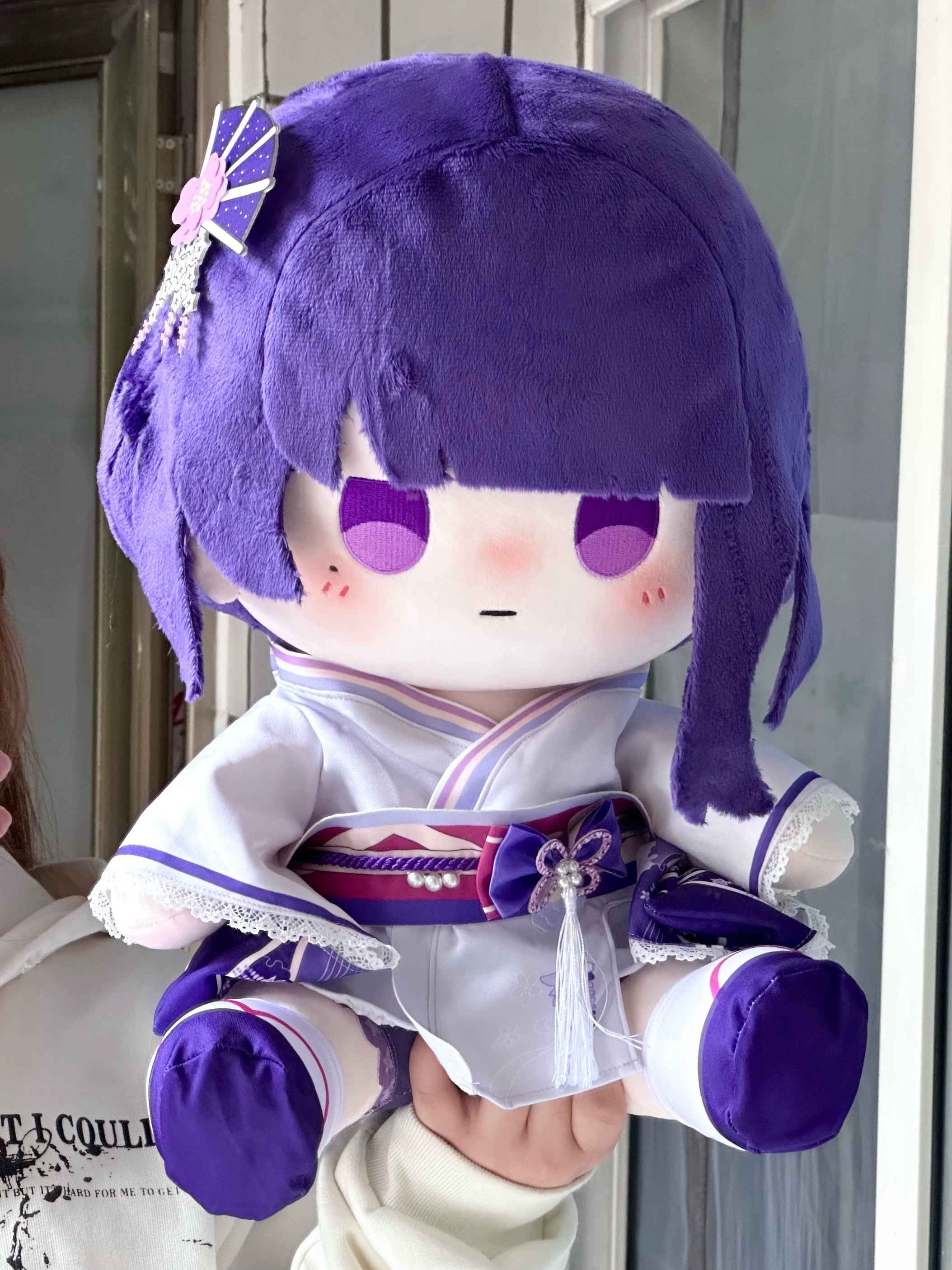 Genshin Impact Plushie Big Eyes Baal Ei Raiden Shugun 40cm Plush Doll